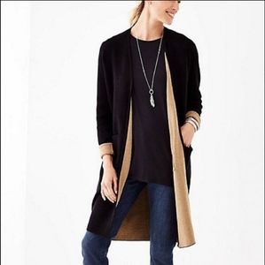 J. Jill dual tone cardi duster